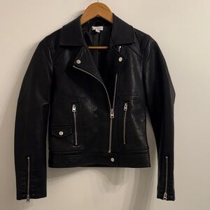 NWOT Topshop faux leather jacket